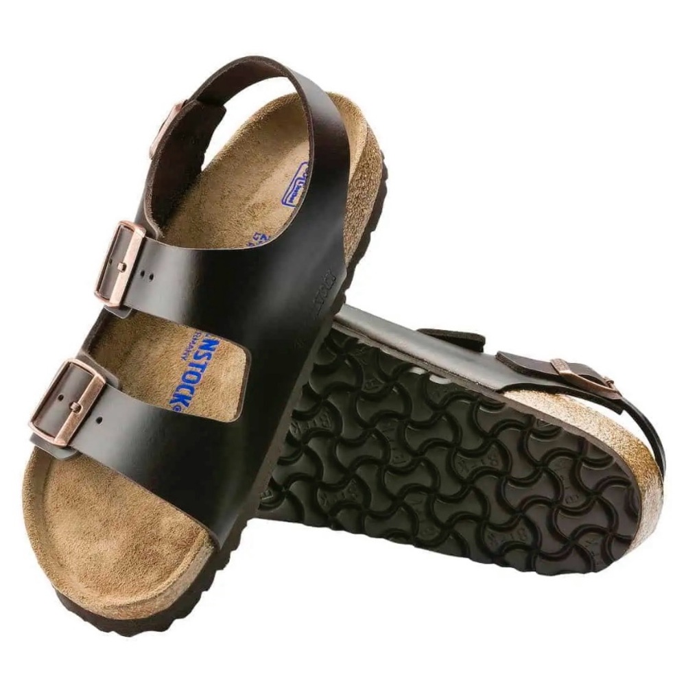 Like New Birkenstock Milano - Oiled Leather Soft Footbed - size 37 regular/wide